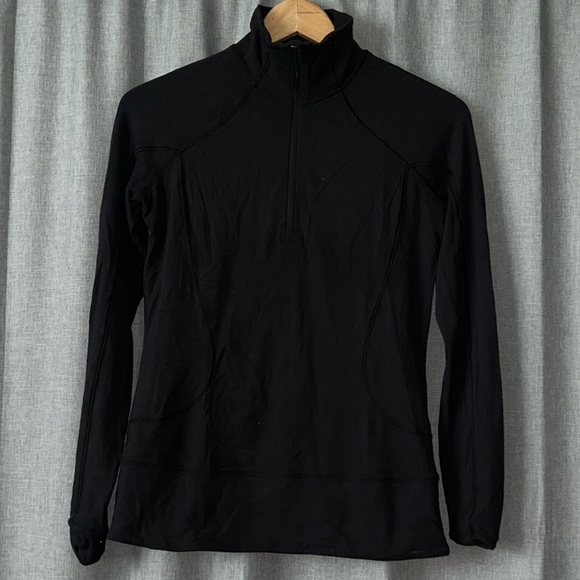 lululemon athletica Jackets & Blazers - Lululemon Black Quarter-Zip Jacket